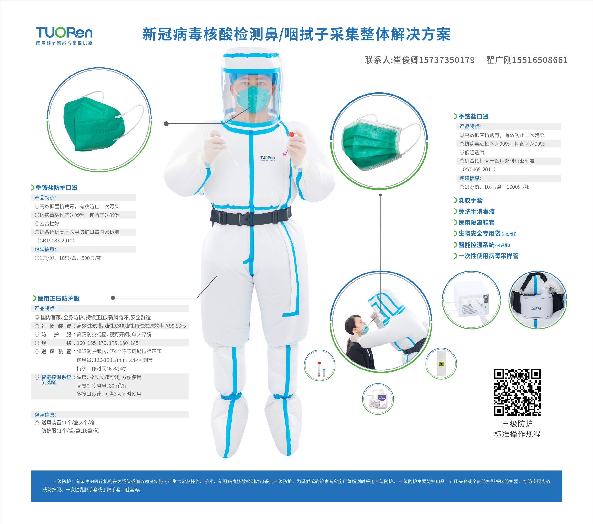 新冠核酸采樣三級防護產(chǎn)品解決方案