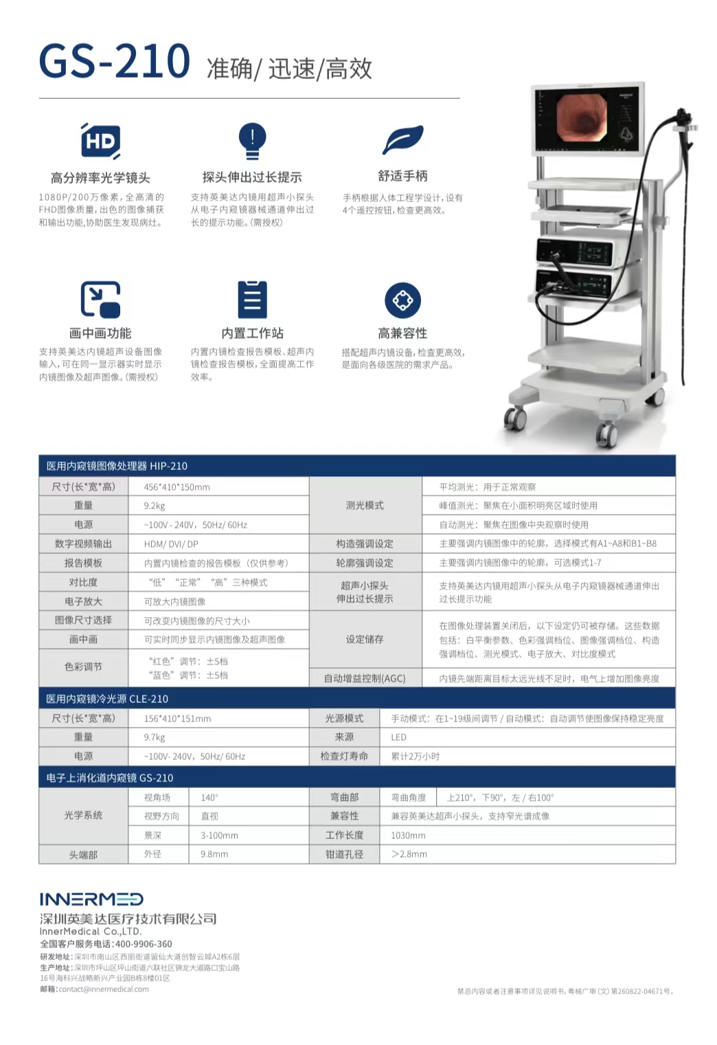 電子上消化道內窺鏡