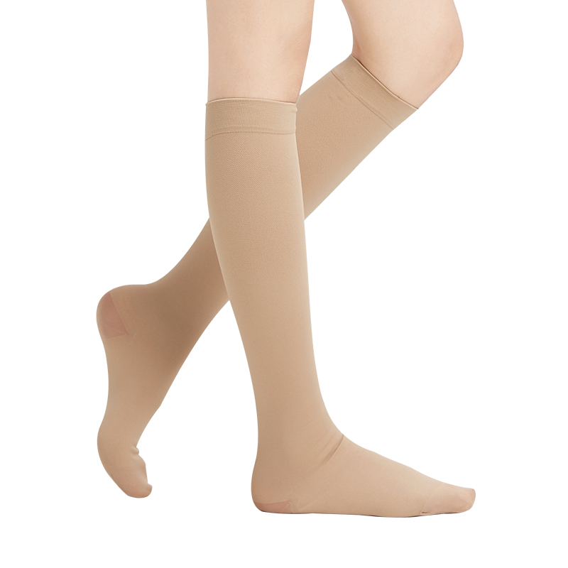 Marceau medical varicose pressure socks with skin tone and toe