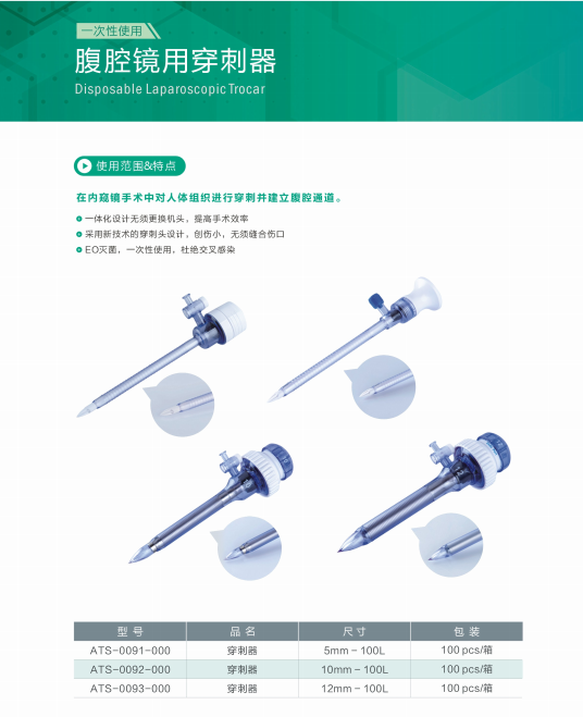 一次性使用腹腔鏡用穿刺器